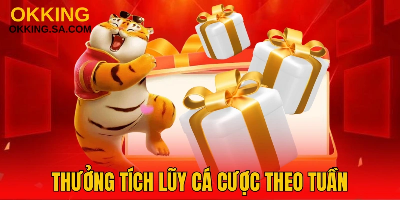Thưởng khuyến mãi Okking theo tuần